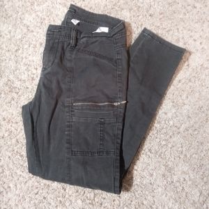 Charcoal Grey Utility Skinny Jeans